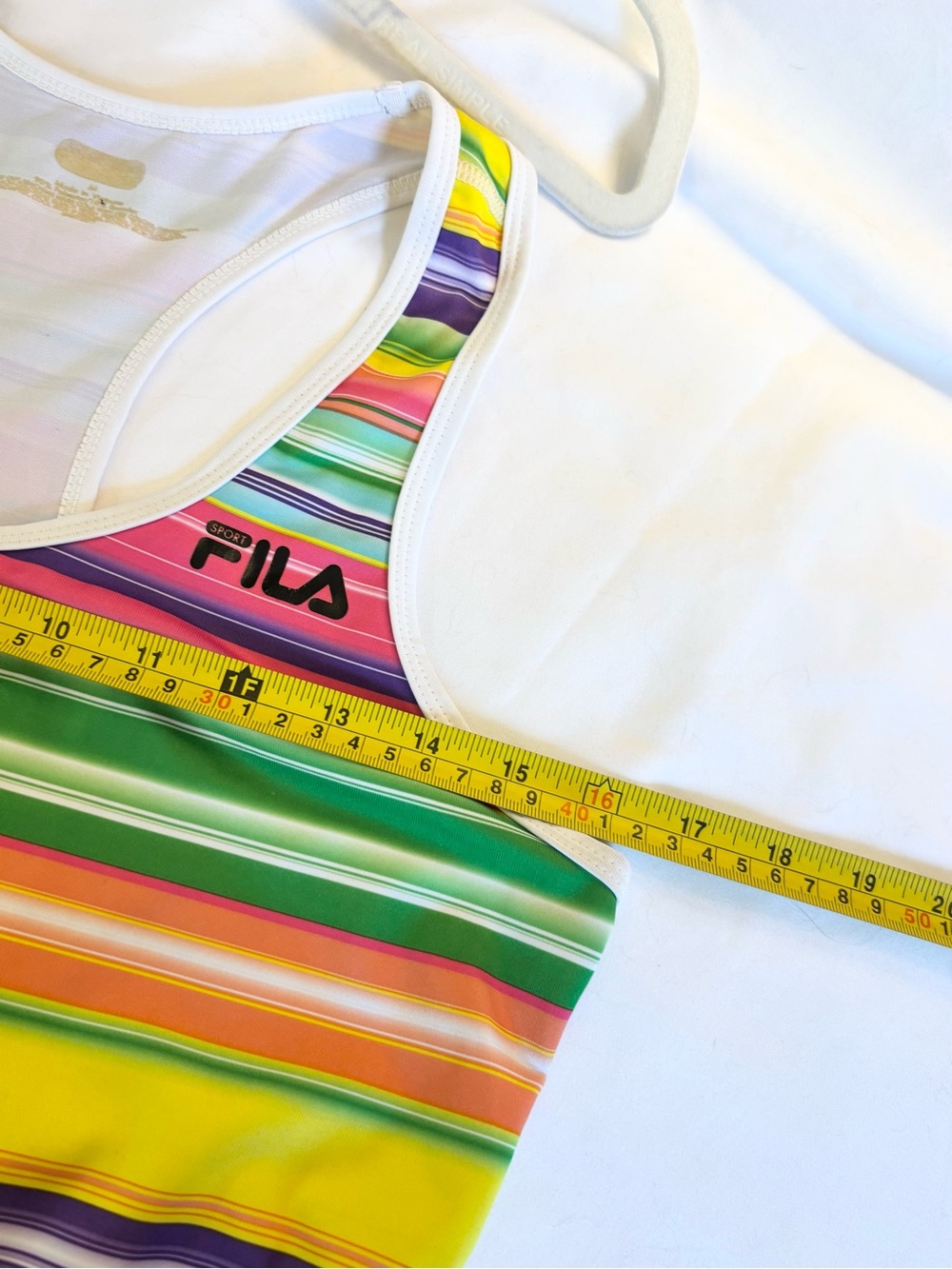 FILA Bright Multicolor Striped Racerback Tank - Picture 3 of 5